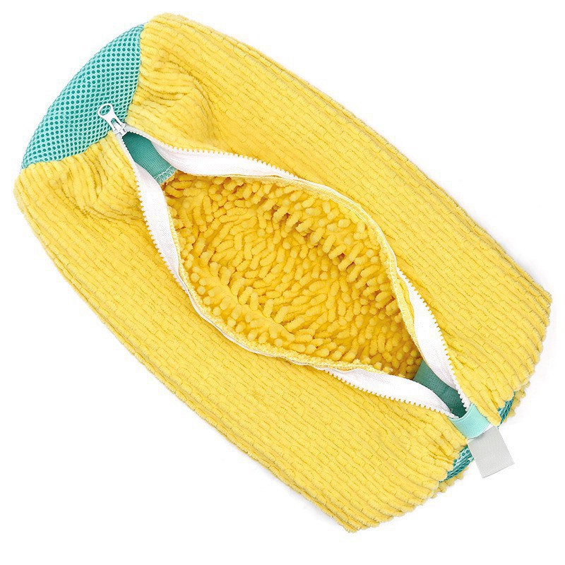 Chenille Shoe Washing Bag